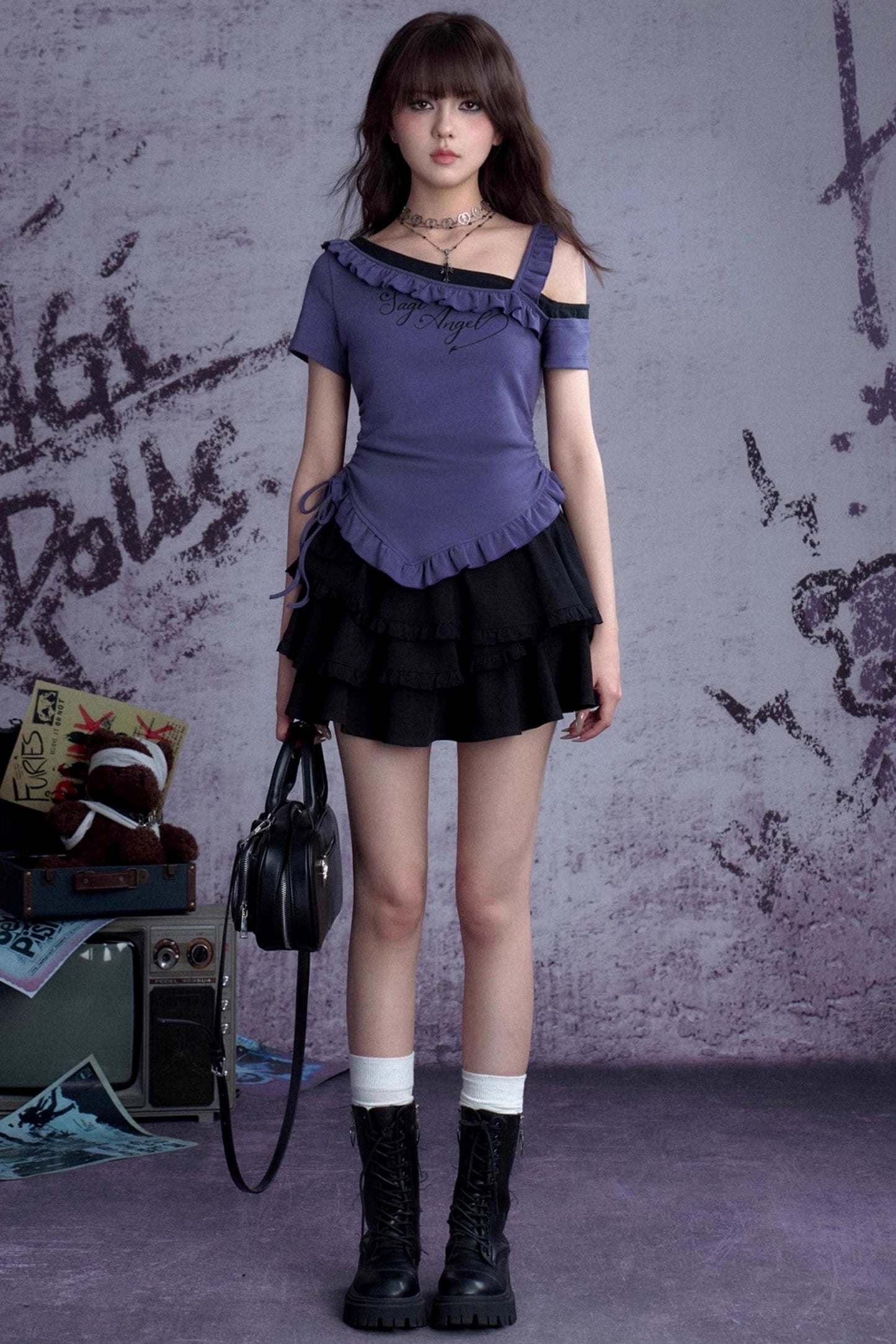 Pure Lust Purple Summer Top