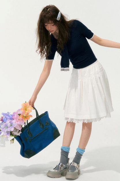 College Chic Knit Sweater