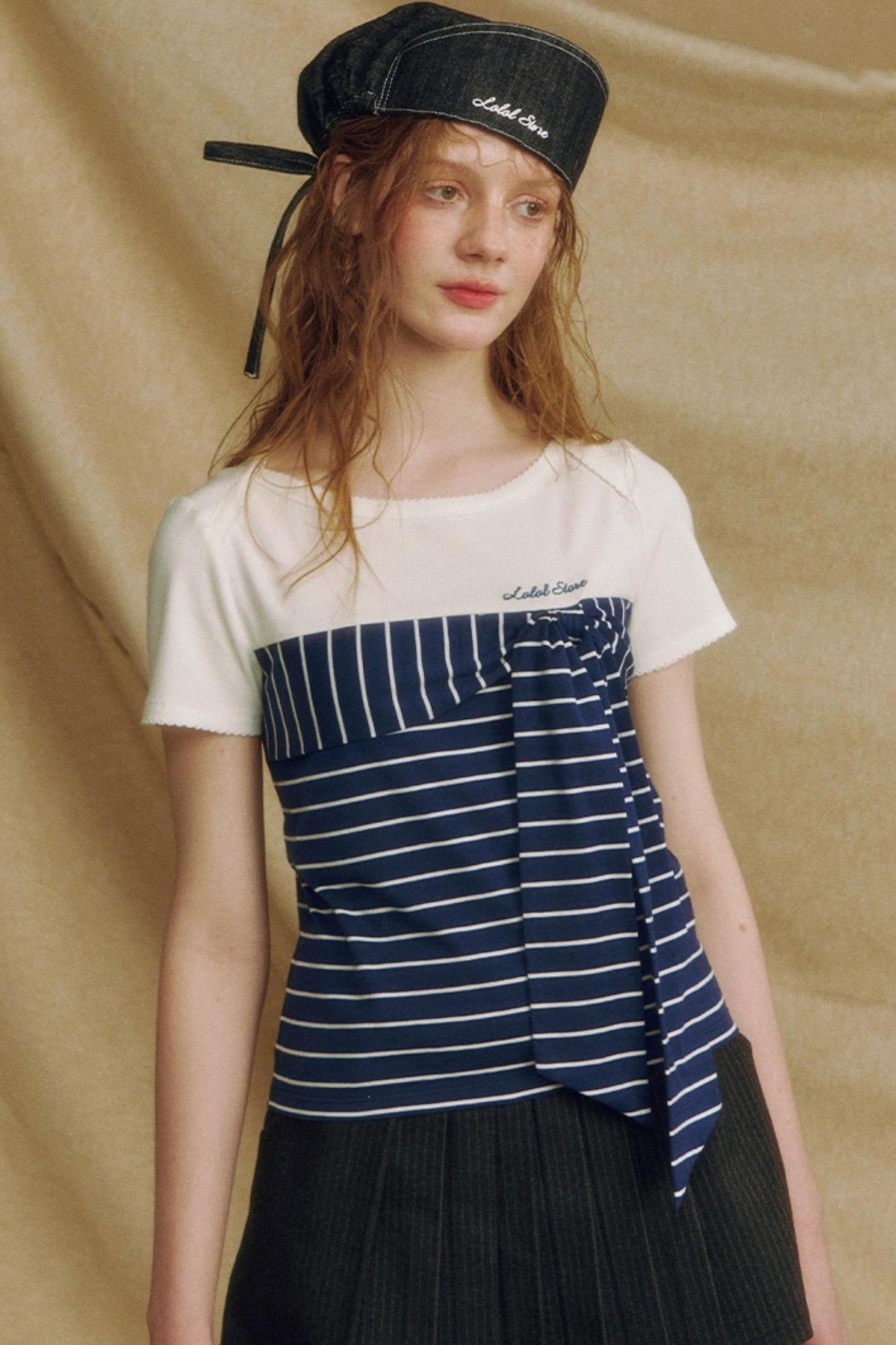 Contrast Stripe T-Shirt