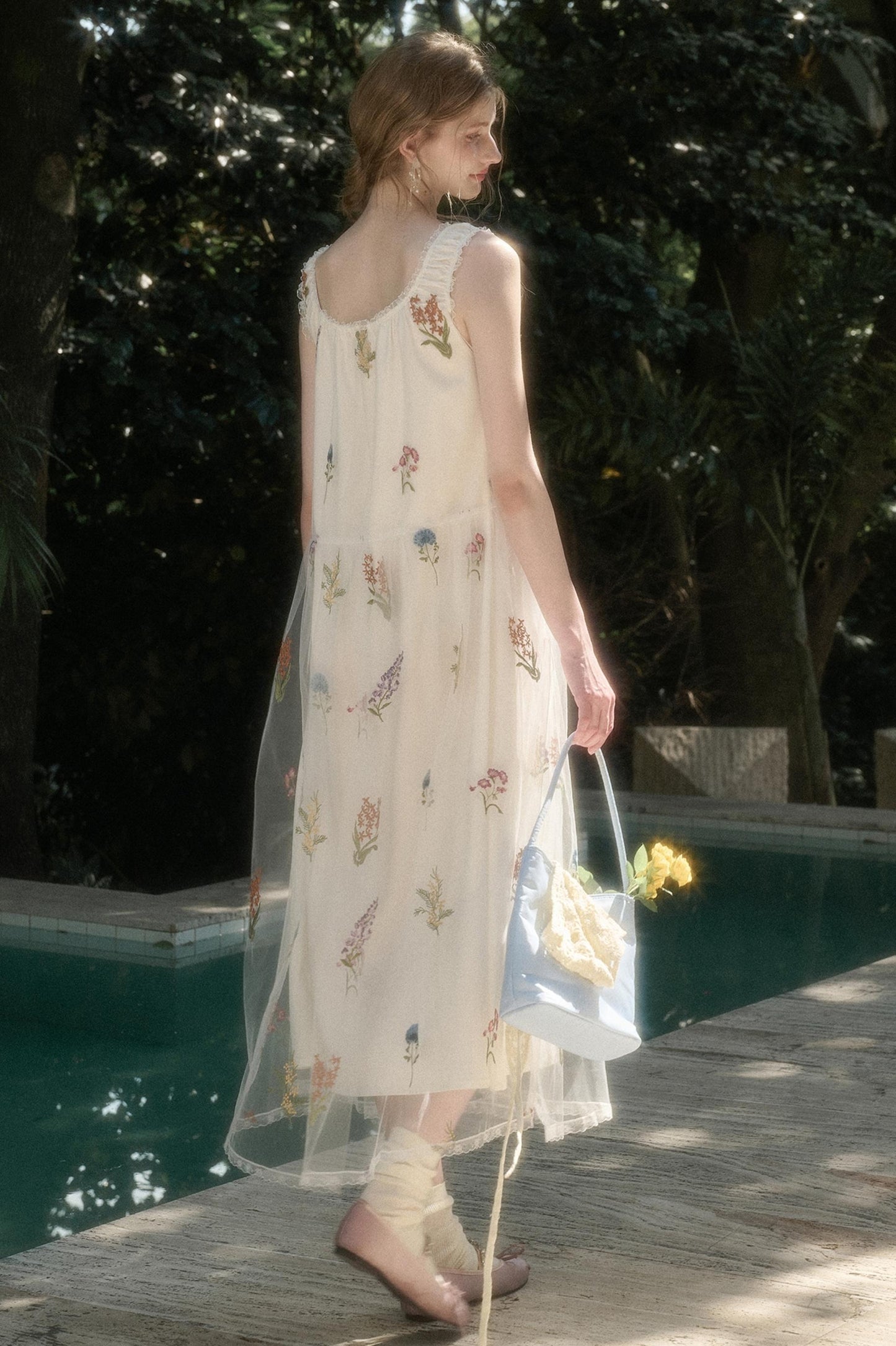 Galaxy Dandelion Halter Dress