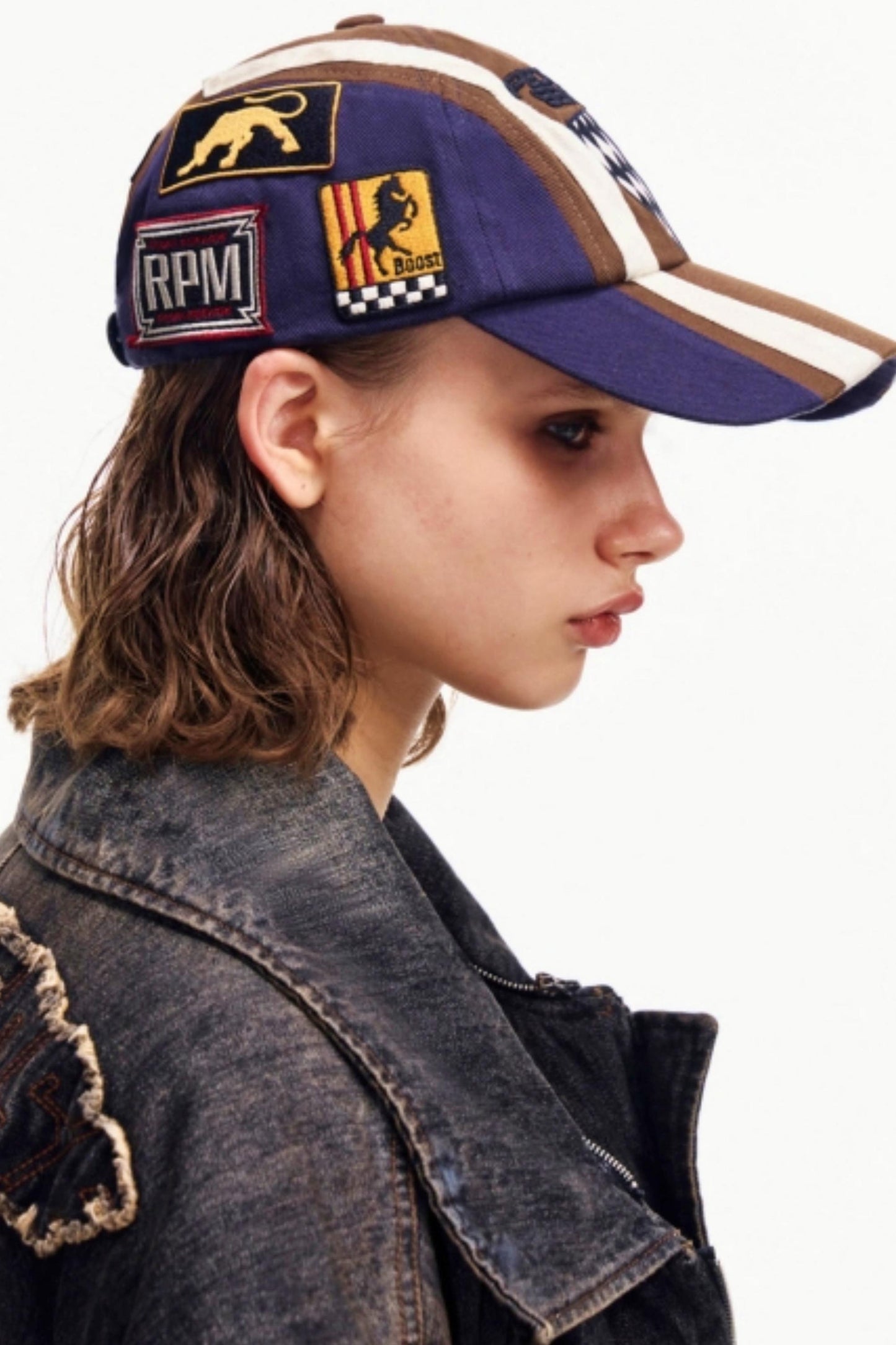 Racing Embroidered Baseball Cap