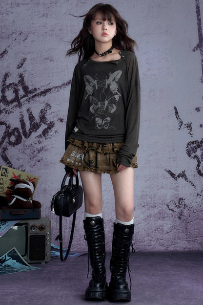 Camouflage Sweetheart Skirt