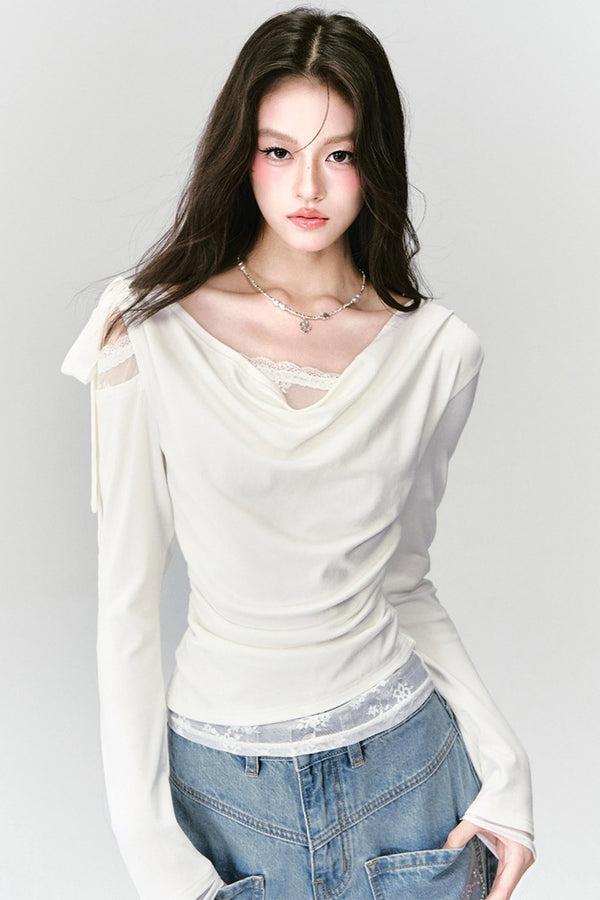 Pure Lace Knit Top Set-Up