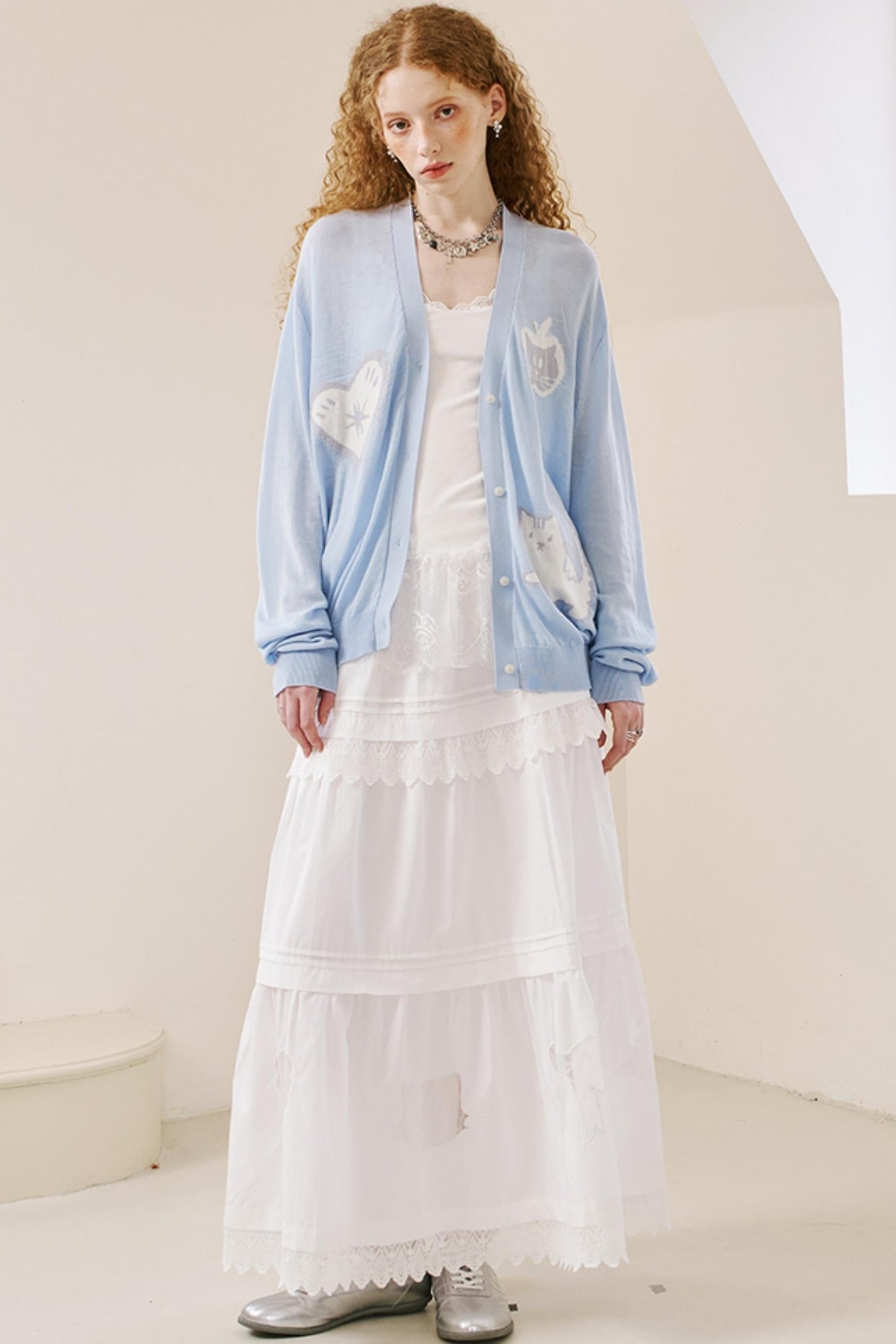 Soft Apple Design Cardigan