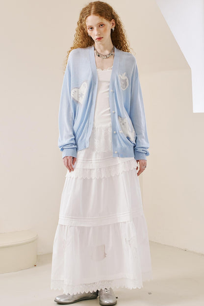 Soft Apple Design Cardigan