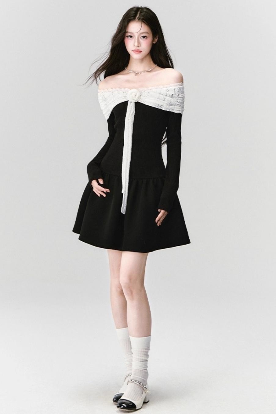 Temperament Lace Princess Dress