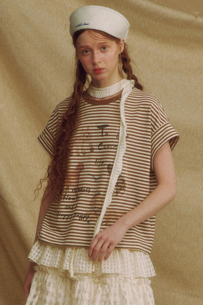 Casual Crewneck Printed T-Shirt