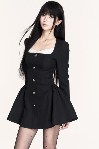 French Temperament Puffy Skirt Dress