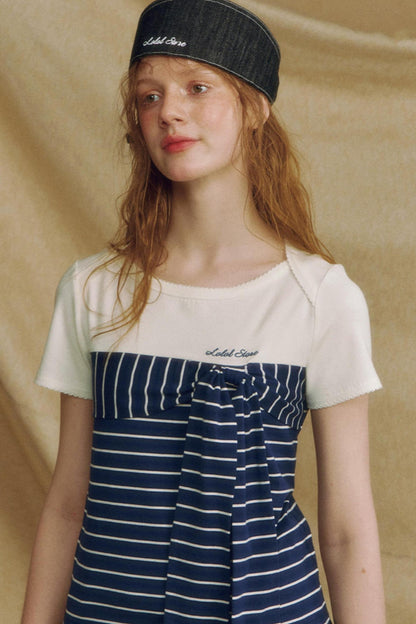 Contrast Stripe T-Shirt