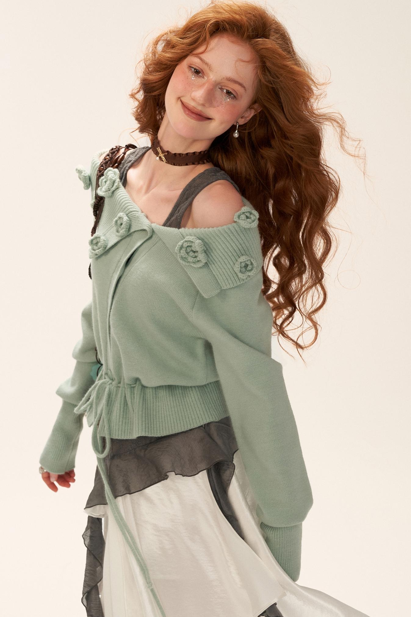 Gray Spice Girl Inner Trim-Top