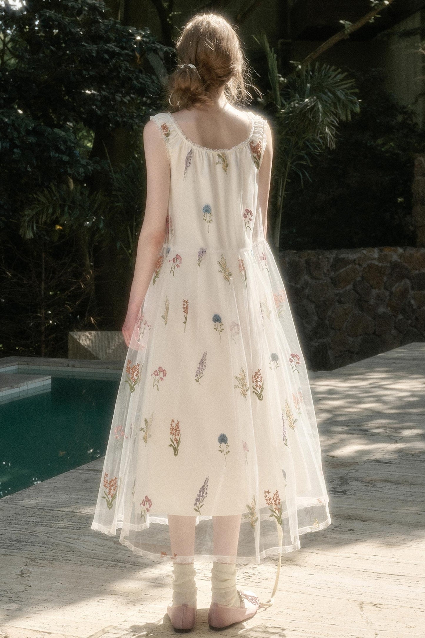 Galaxy Dandelion Halter Dress