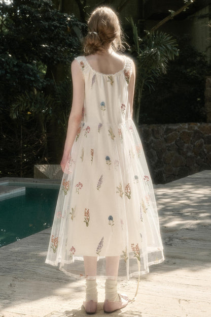 Galaxy Dandelion Halter Dress