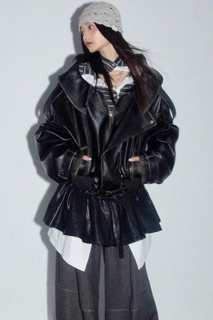 Ultra-High Collar Knit Base Shirt