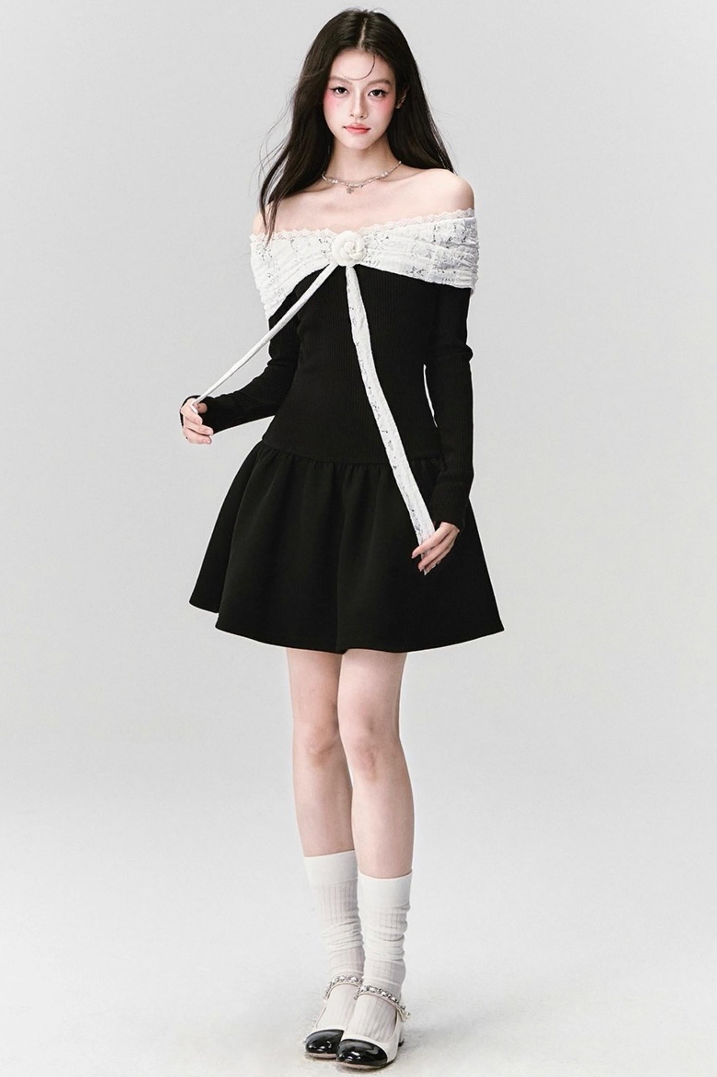 Temperament Lace Princess Dress