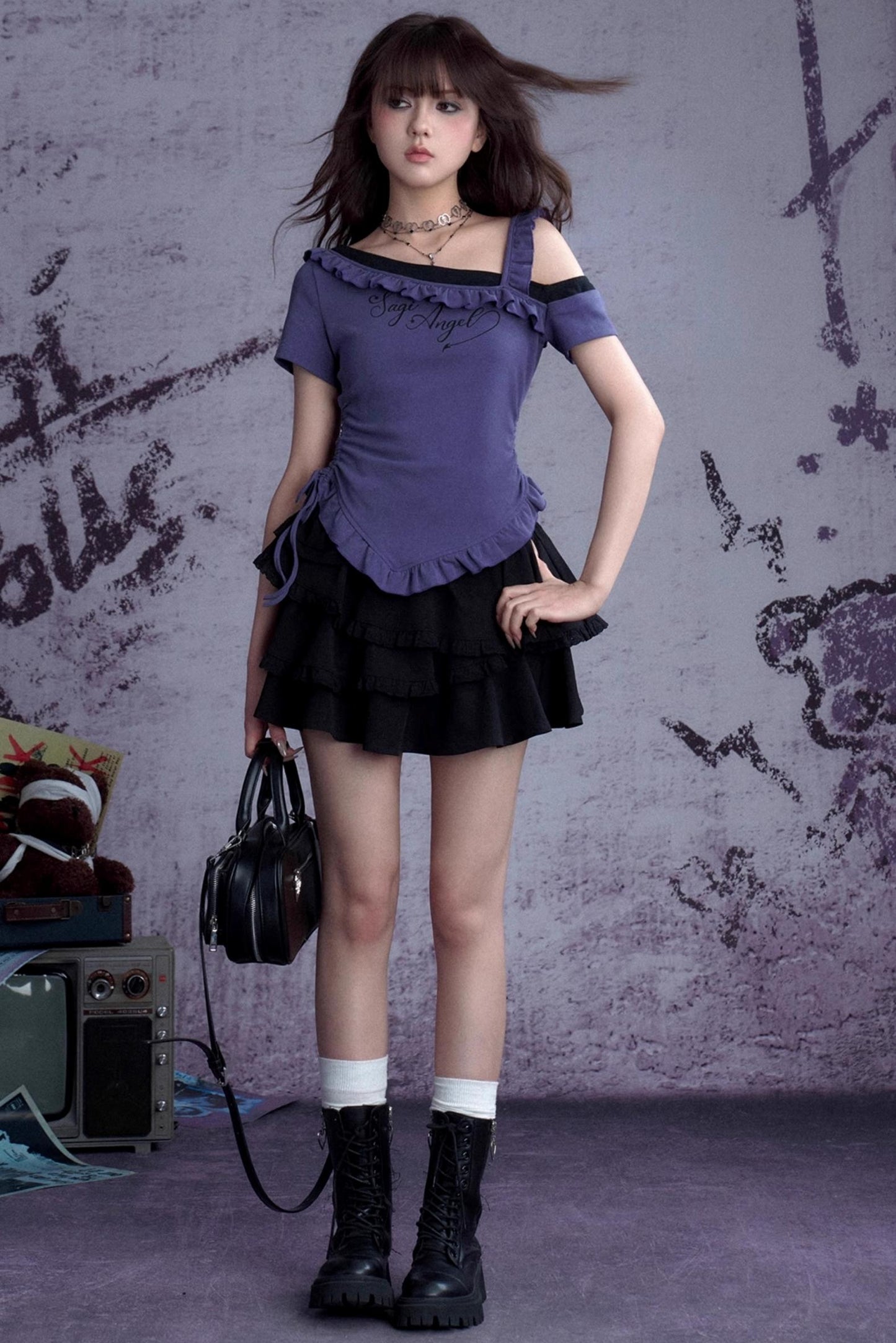 Pure Lust Purple Summer Top