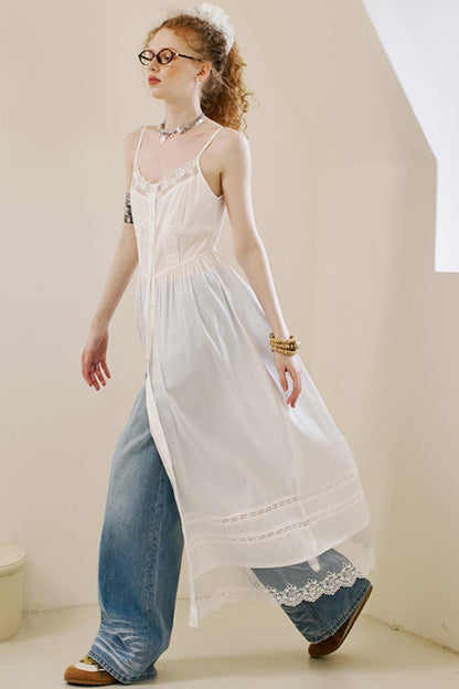 Elegant Lace Maxi Dress