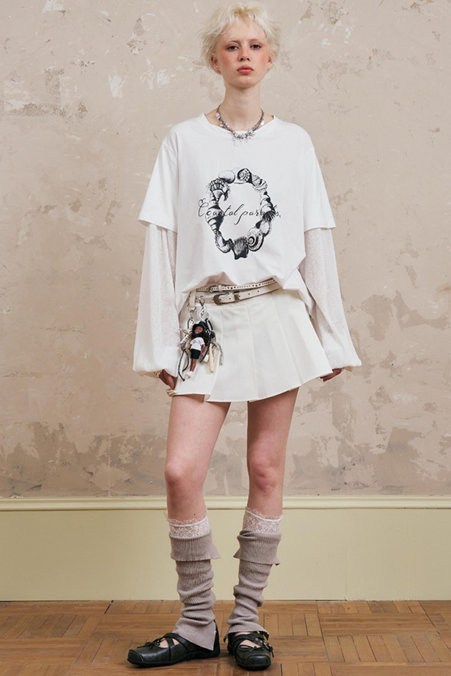 Summer Flow Pleated Skirt