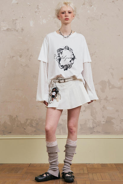 Summer Flow Pleated Skirt