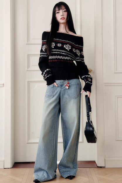 Pure Stardust Wide-Leg Pants