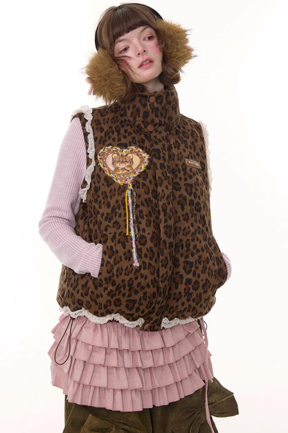 Autumn Leopard Lace Jacket