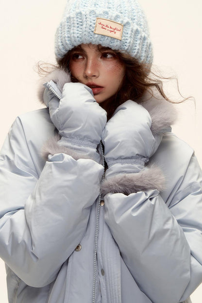 Asgony Versatile Chunky Knit Wool Hat