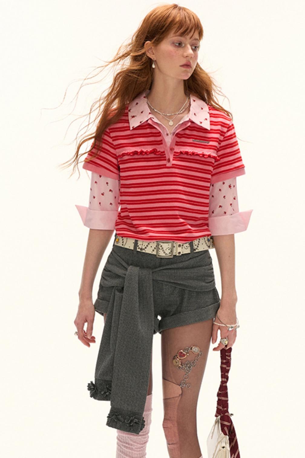 Autumn Polo Collar Top