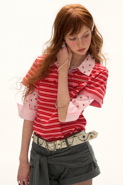 Autumn Polo Collar Top