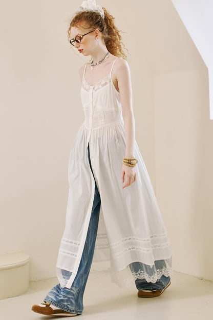 Elegant Lace Maxi Dress