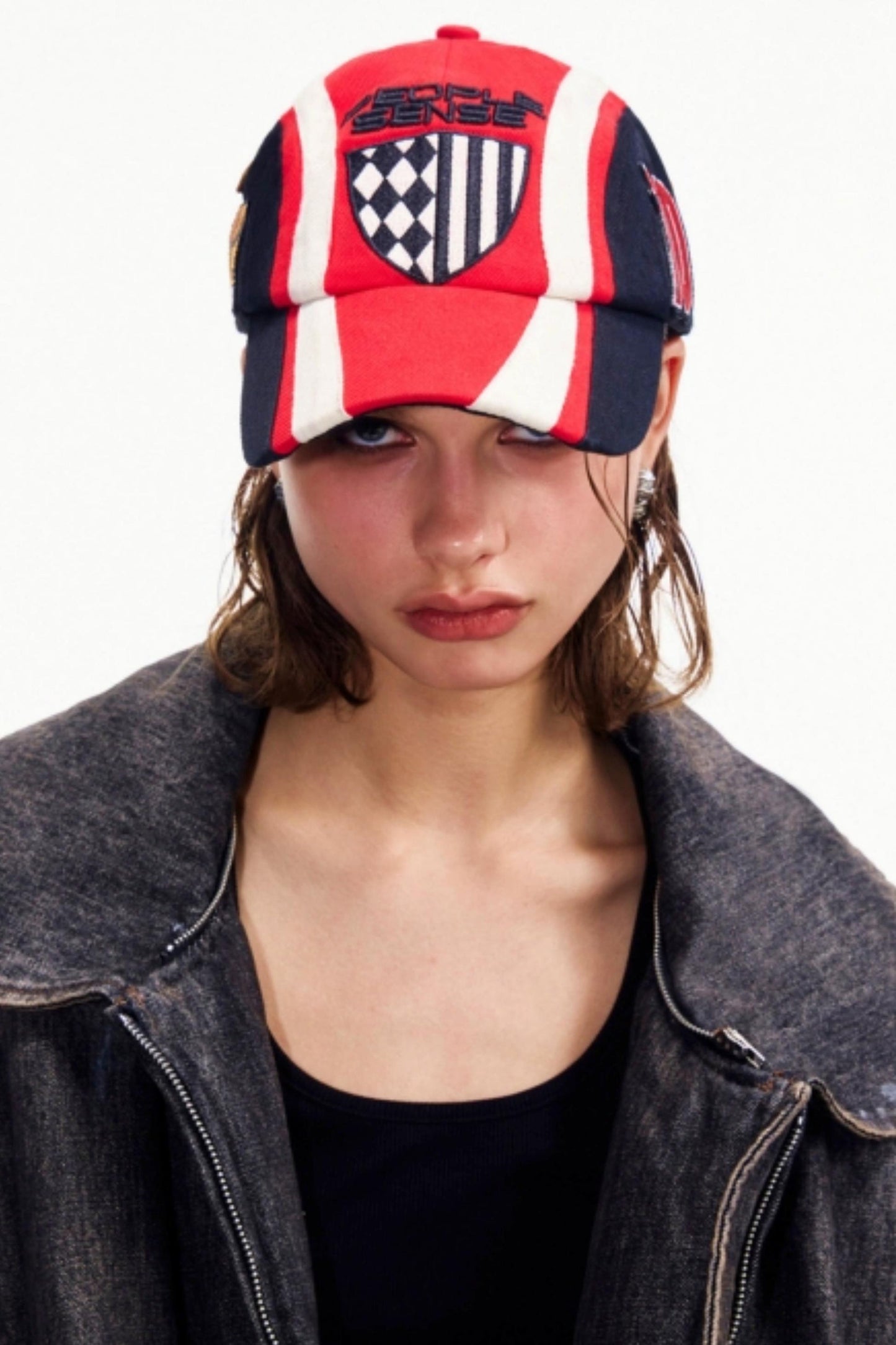 Racing Embroidered Baseball Cap