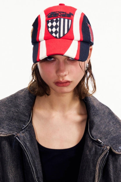 Racing Embroidered Baseball Cap