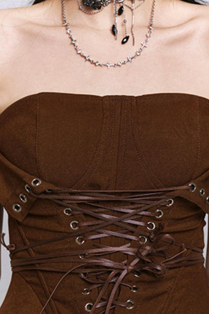 Ghost Girl Waist-Cinching Top