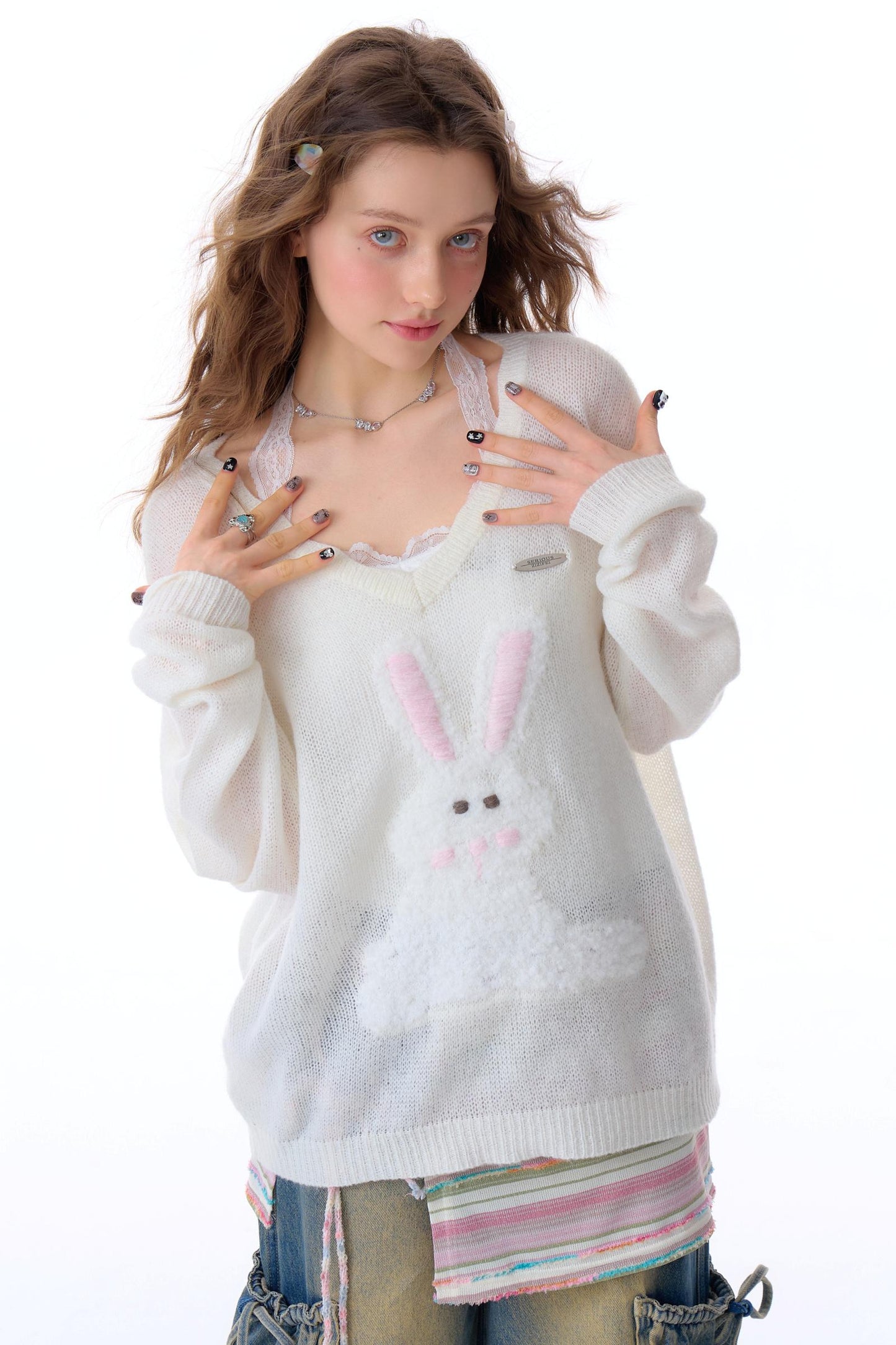 Semi-Sheer Sleeve Top