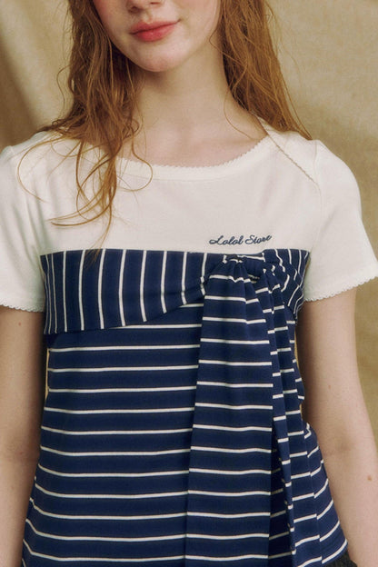Contrast Stripe T-Shirt