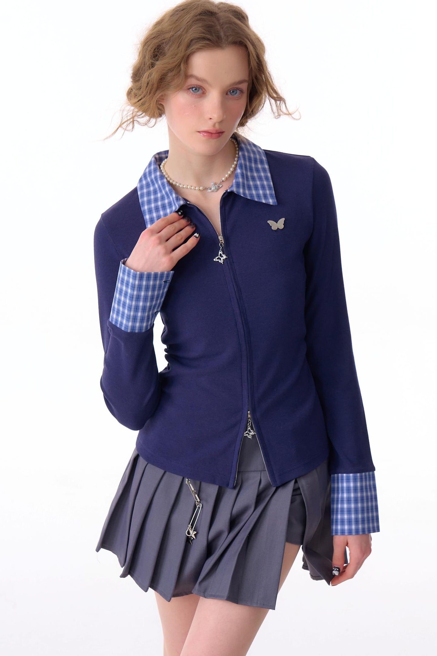American Luxury Dark Blue Shirt