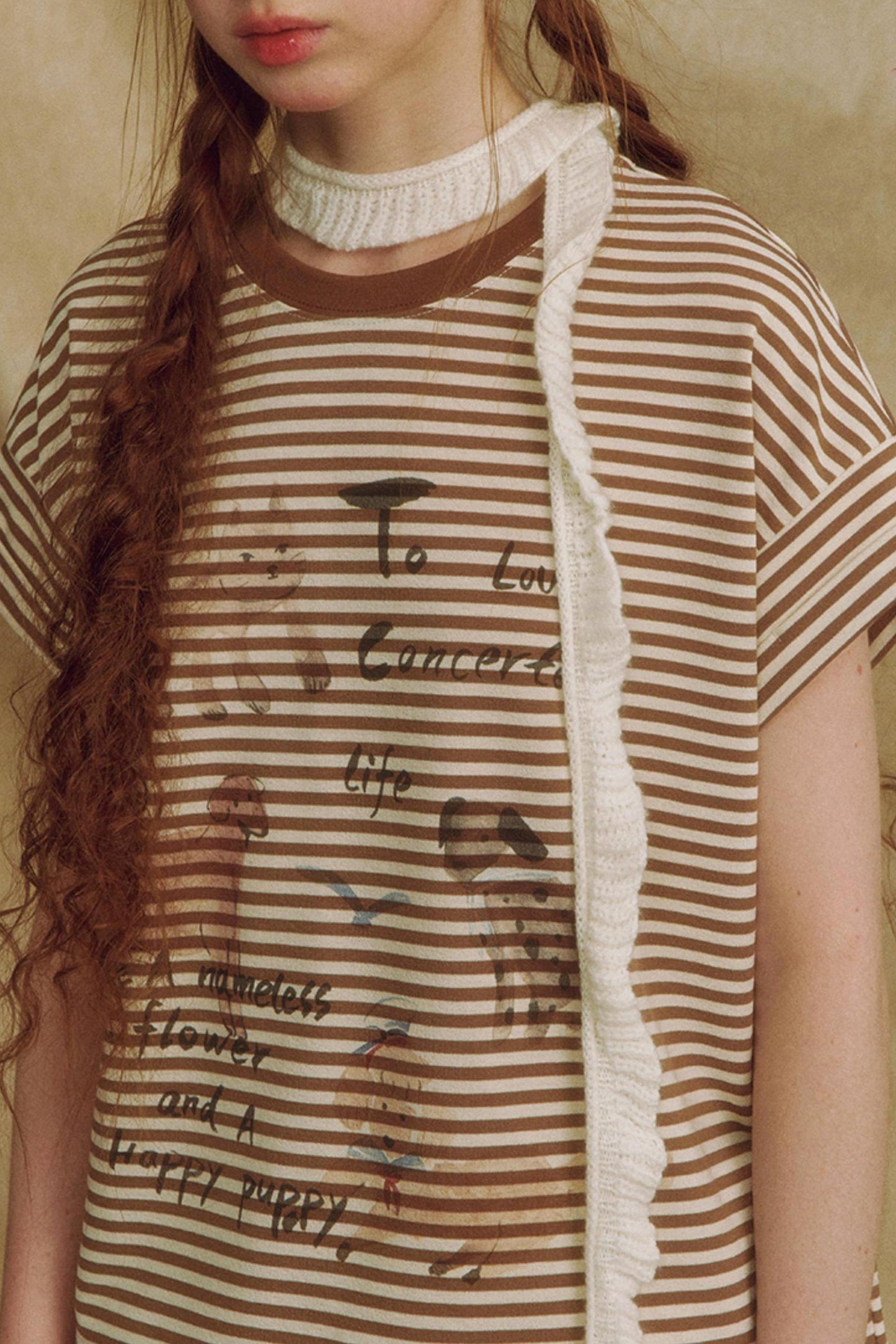 Casual Crewneck Printed T-Shirt