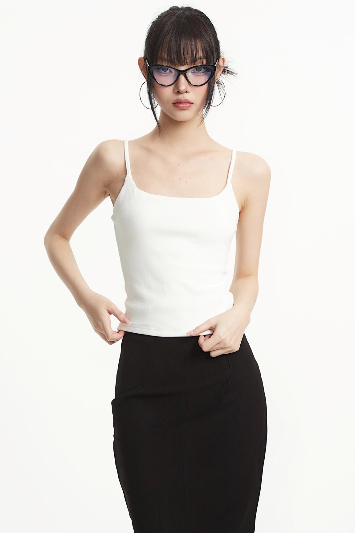 Gray Slim-Fit Two-Piece Top Set