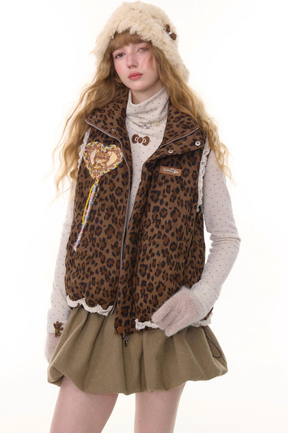 Autumn Leopard Lace Jacket