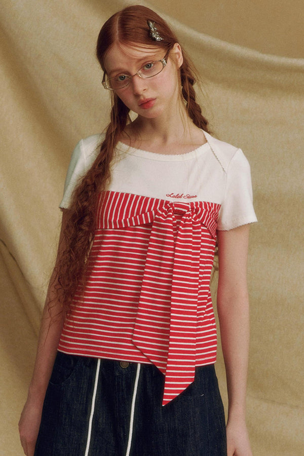 Contrast Stripe T-Shirt