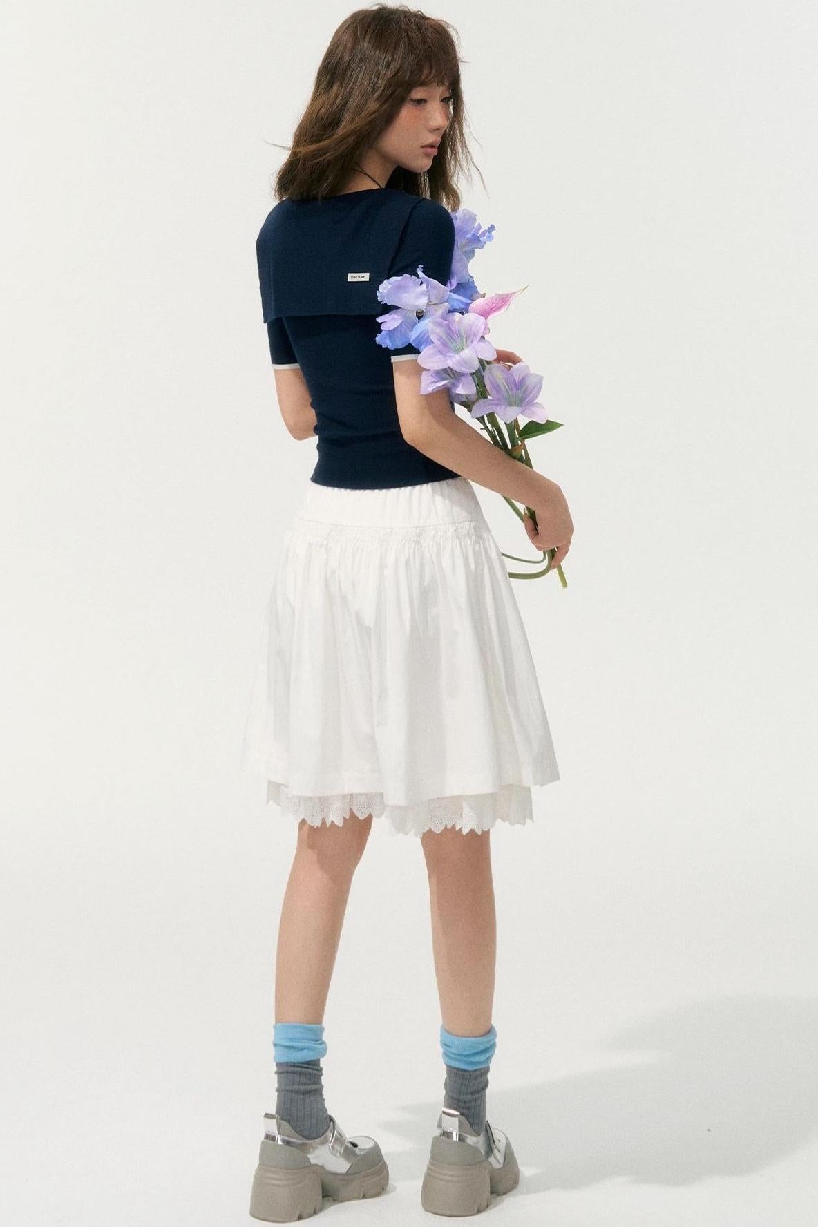 College Chic Knit Sweater