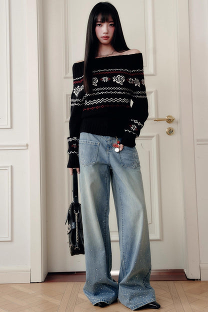 Pure Stardust Wide-Leg Pants