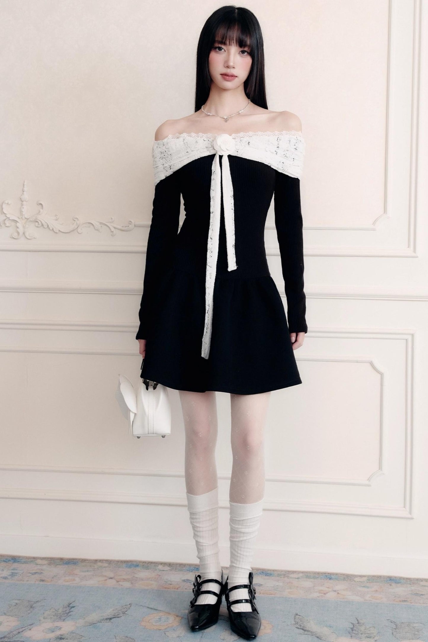 Temperament Lace Princess Dress