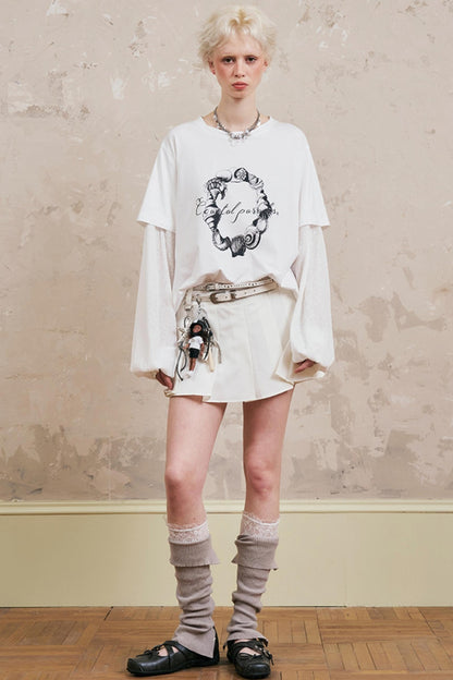 Summer Flow Pleated Skirt