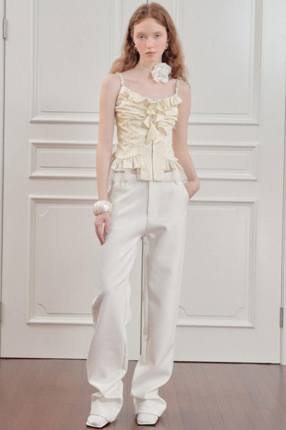 Yuan Elegance Crop Top