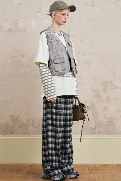 Vintage Floral Work Vest