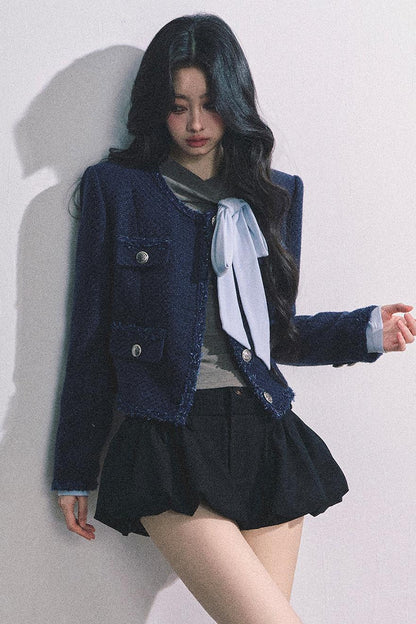 French Fragrance Tweed Jacket Set-Up