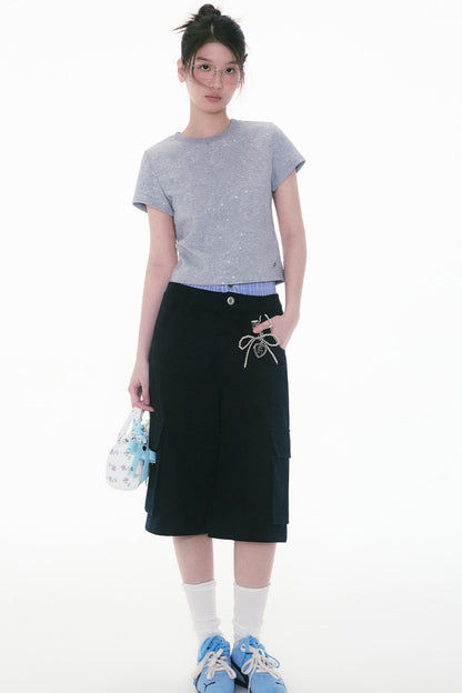 Starry Fragments Grey Tee