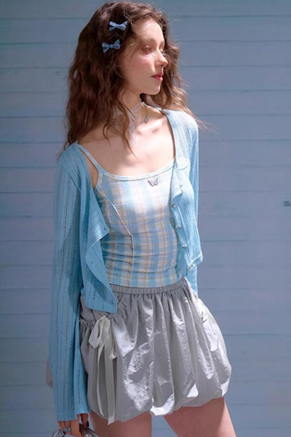 Retro Spice Girls Plaid Camisole