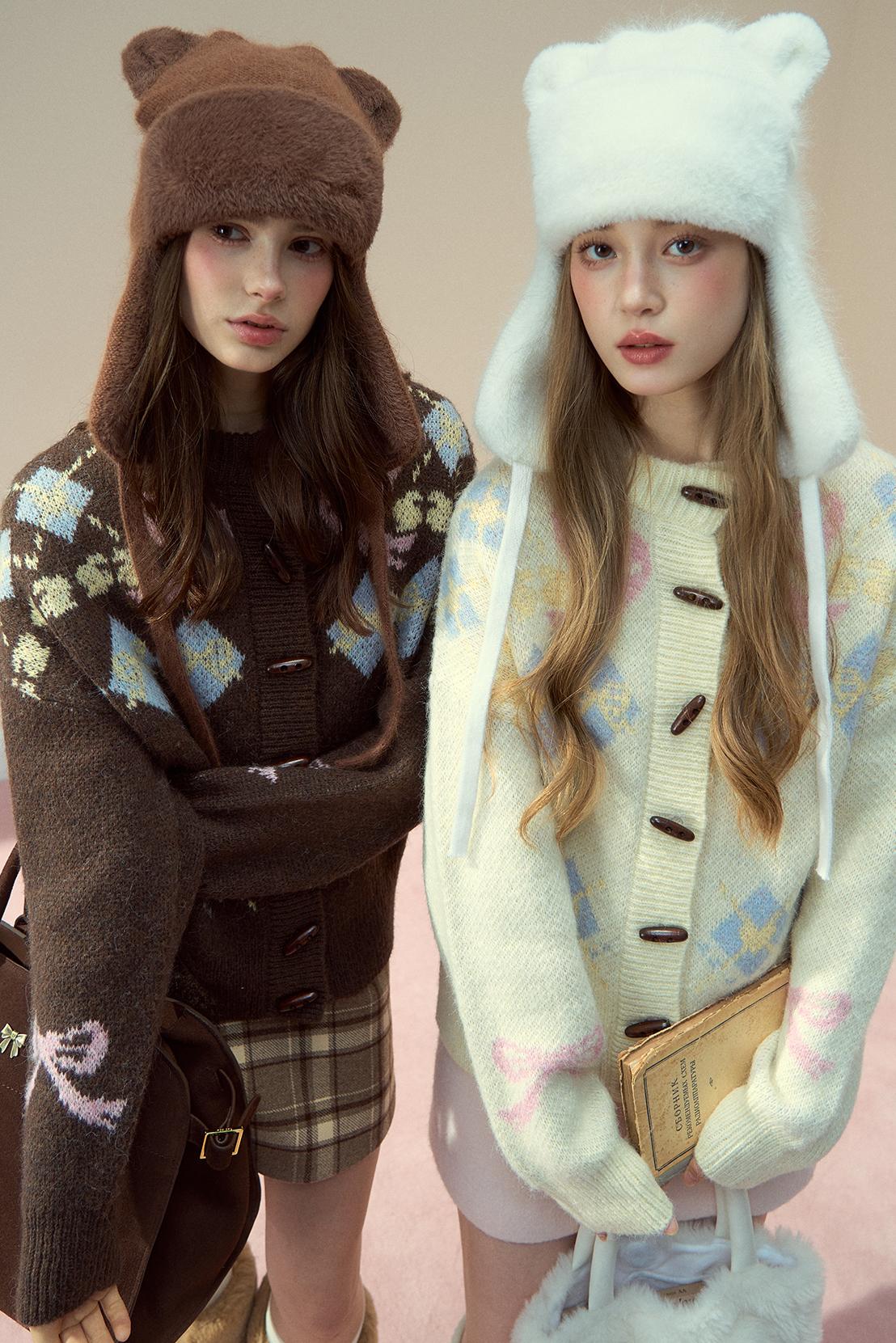 Plush Rabbit Fur Winter Hat