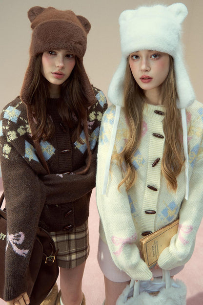 Plush Rabbit Fur Winter Hat