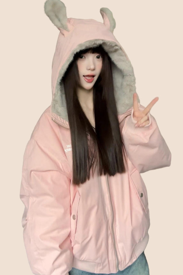 Cotton Hooded Jacket